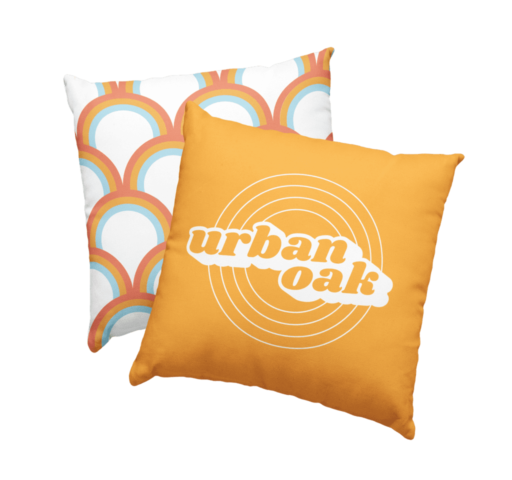 urban oak pillow