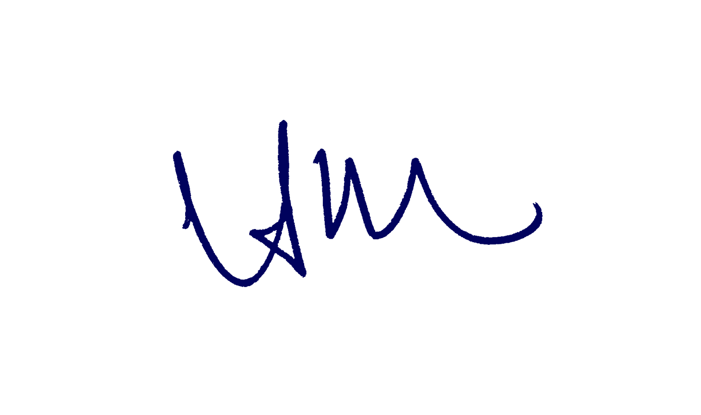 Ashleigh's signature