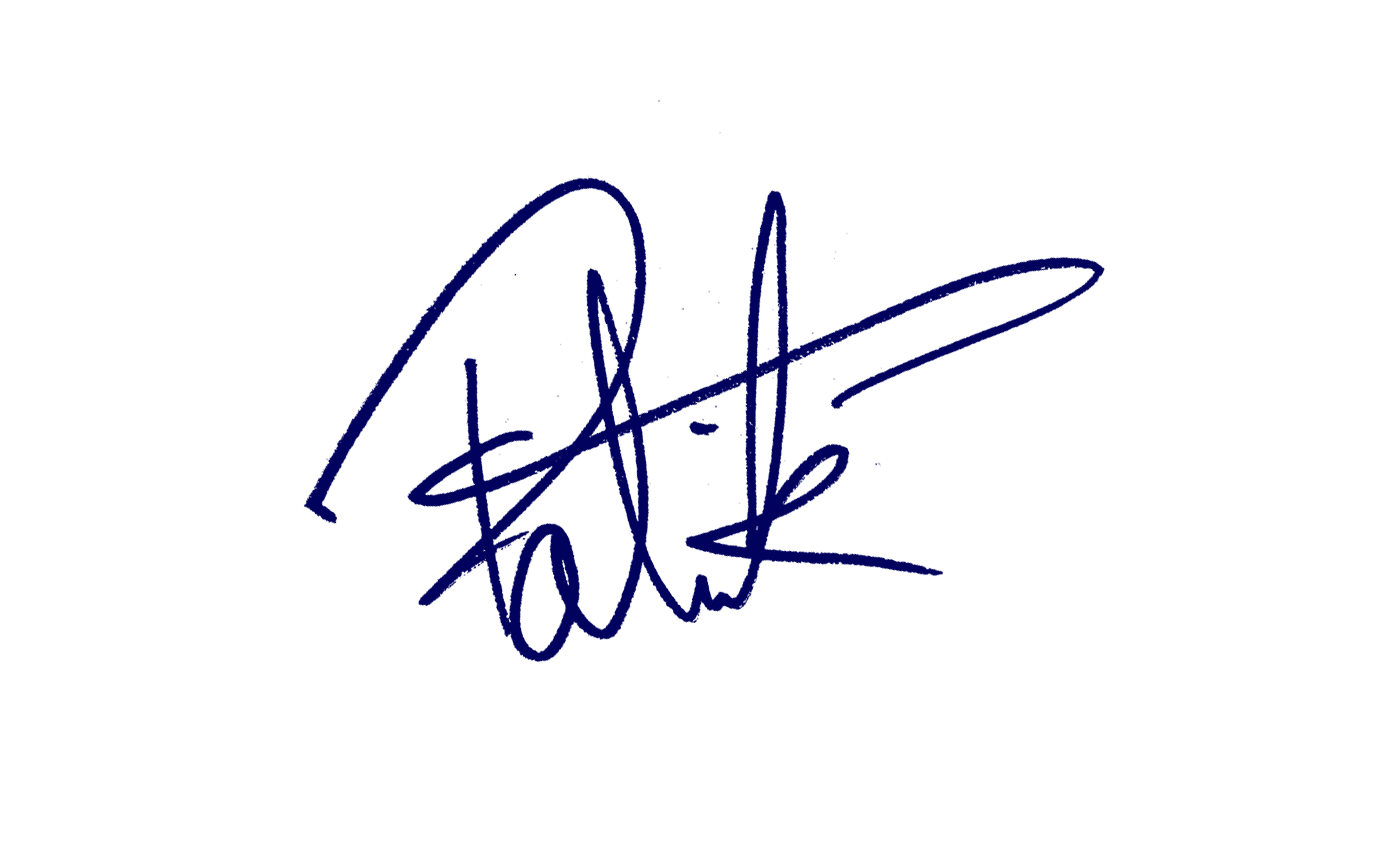 Patrick Signature.