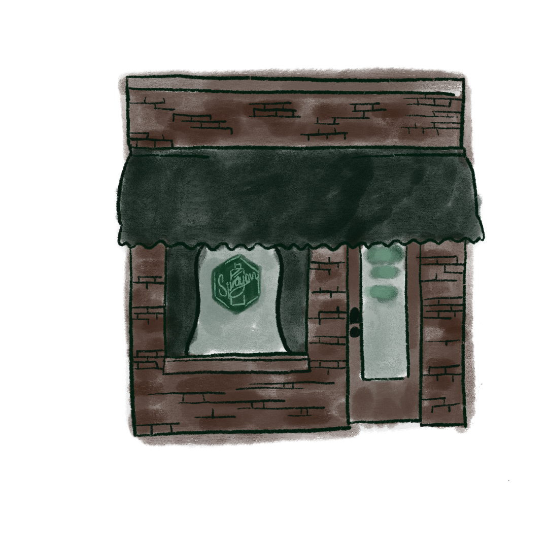 Spraycan Creative Building Icon.