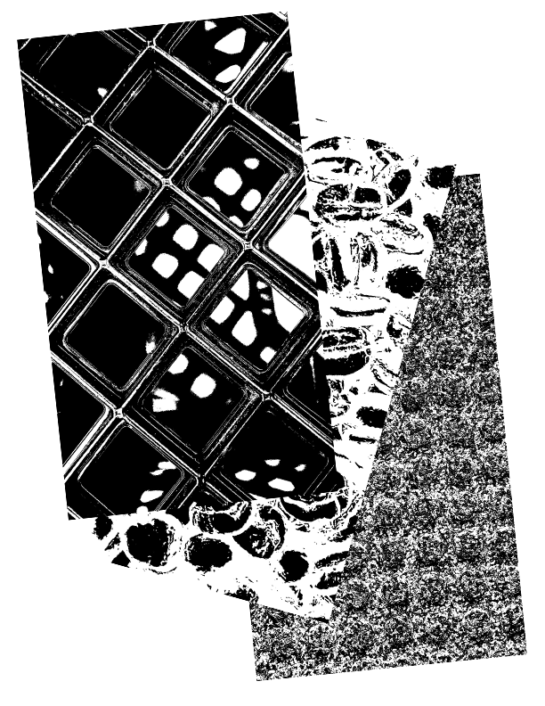 Three rectangles displaying textures included in this pack.
